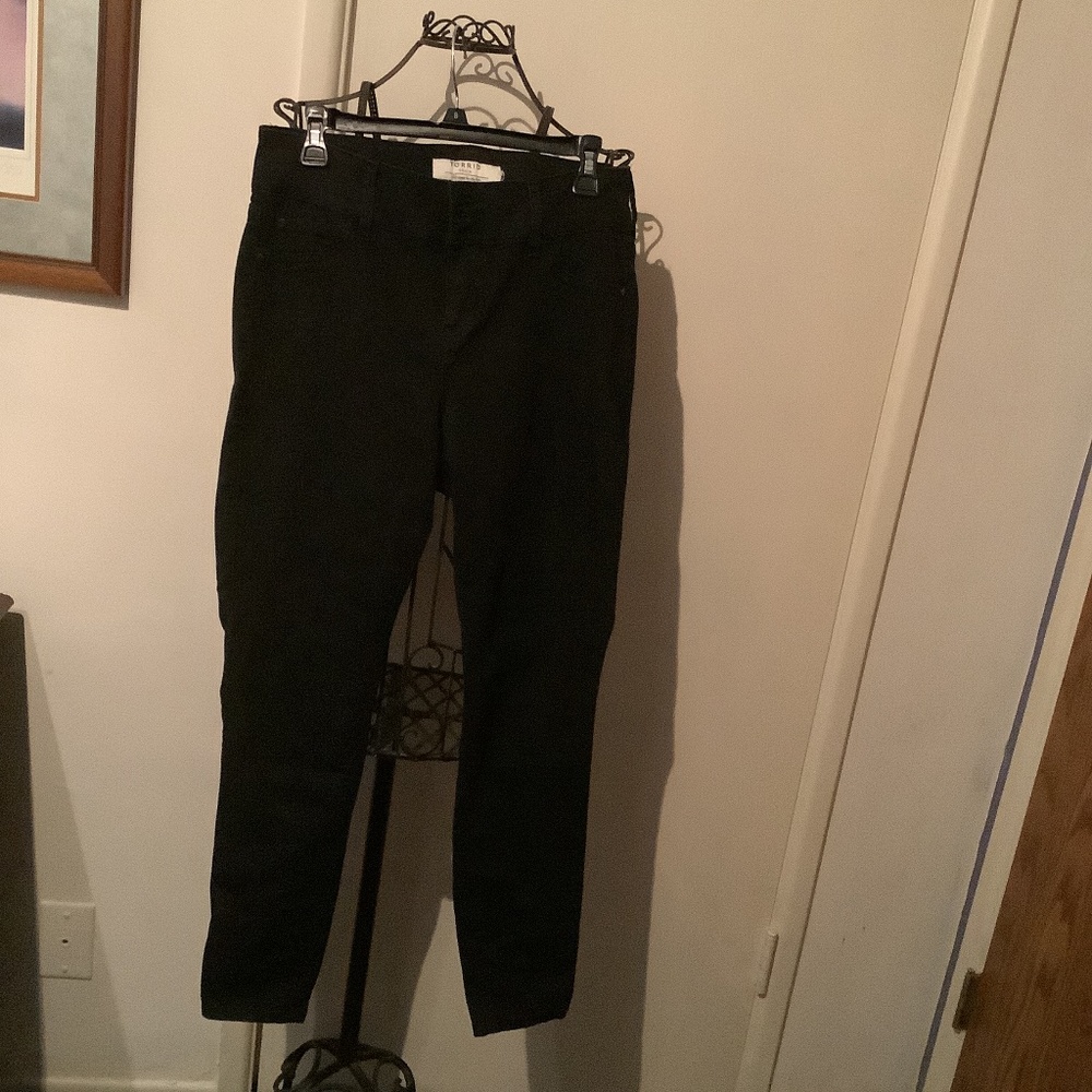 Torrid black denim size 14 regular skinny jeans